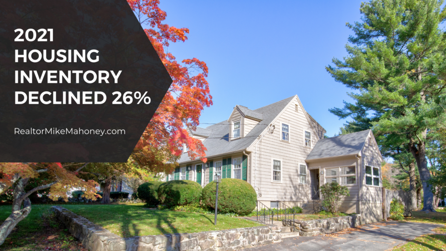 Housing Inventory Down 26% a Blog Post by Realtor Michael Mahoney a report from Danielle Hale and Sabrina Speianu of Realtor.com