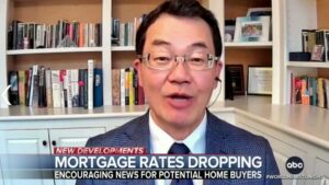 Link to a video on ABC News about mortgage rates featuring Lawrence Yun of The National Association of Realtors
