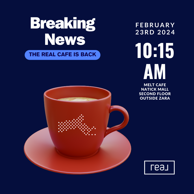 The Real Cafe is a Mastermind Meetup hosted by Michael Mahoney of Real Broker LLC
