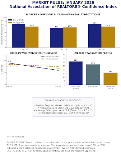Summary of data from the latest Realtor Confidence index